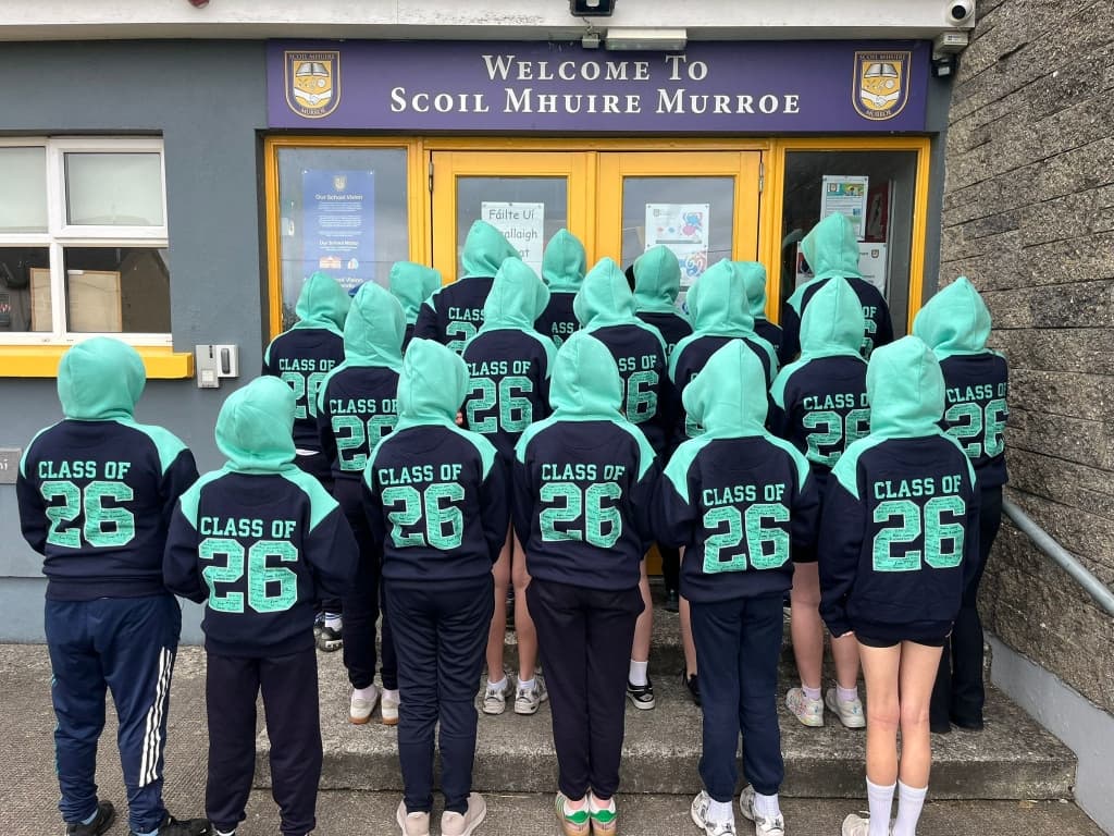 Scoil Mhuire Murroe Class of 26 Hoodies